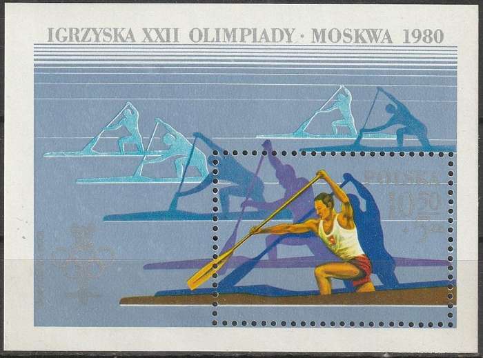 poland 1980 Winter & Summer Olympic Games - Lake Placid, USA & Moscow, USSR UMM SG