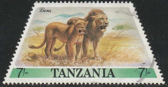 TANZANIA 1988 Animals VFU SG 553