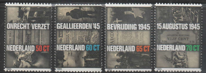 NETHERLANDS 1985 The 40th Anniversary of the Liberation UMM SG 1461-4