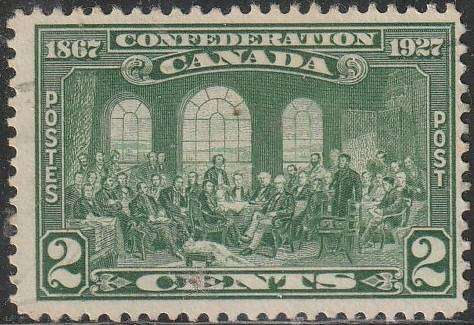 CANADA 1927 The 60th Anniversary of the Founding of the Dominion of Canada, Inscription:  ULH SG 267