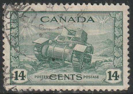 CANADA 1942 -1943 King George VI ULH SG 385