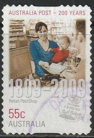 AUSTRALIA 2009 The 200th Anniversary of the Australian Post UNH SG 3165