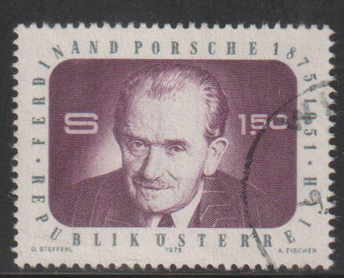 AUSTRIA 1975 The 100th Anniversary of the Birth of Ferdinand Porsche UNH SG 1740