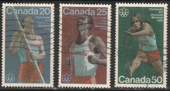 CANADA 1975 Olympic Games - Montreal 1976, Canada ULH SG 809-11