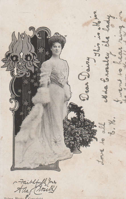 VINTAGE USED POST CARD