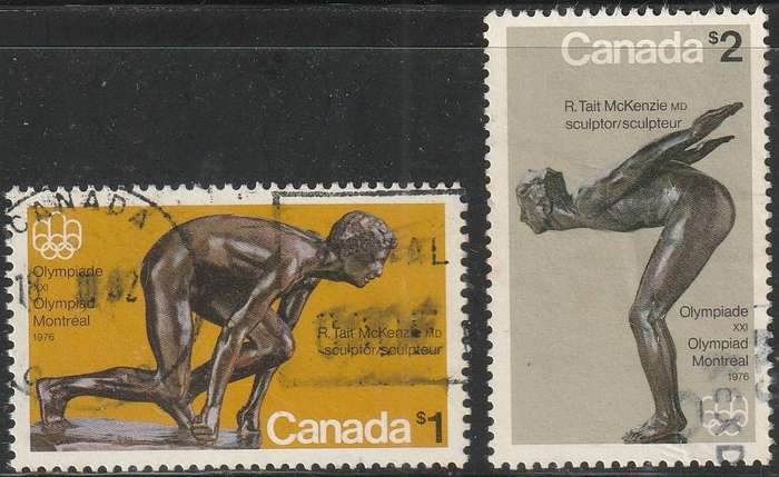 CANADA 1975 Olympic Games - Montreal 1976, Canada ULH SG 801/2