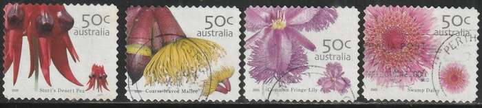 AUSTRALIA 2005 Australian Wildflowers UNH SG 2530-3