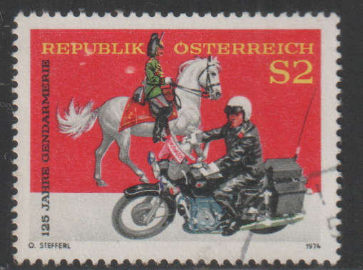 AUSTRIA 1974 The 125th Anniversary of the Austrian Gendarmerie UNH SG 1708