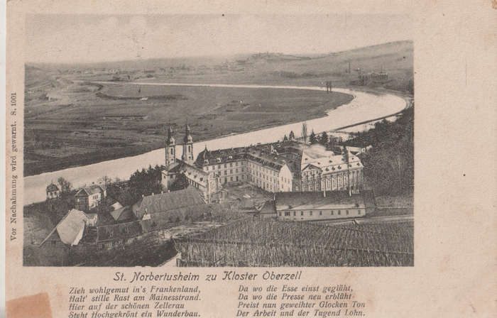 EARLY USED POST CARD BAYERN