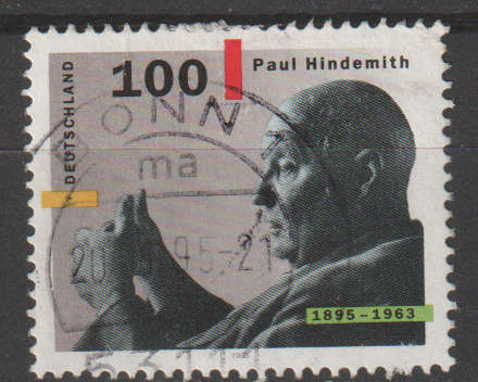 GERMANY 1995 The 100th Anniversary of the Birth of Paul Hindemith, Composer ULH SG 2686