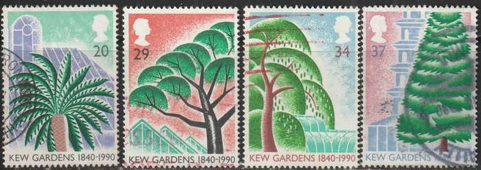 GB 1990 The 150th Anniversary of the Kew Gardens ULH SG 1502-5