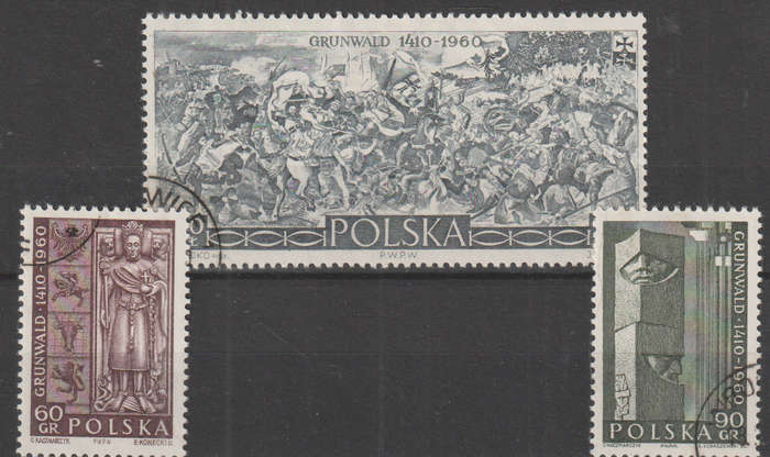 POLAND 1960 The 550th Anniversary of the Battle of Grunwald CTO SG 1168-70