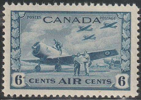 CANADA 1942 -1943 Airmail UMM SG 399