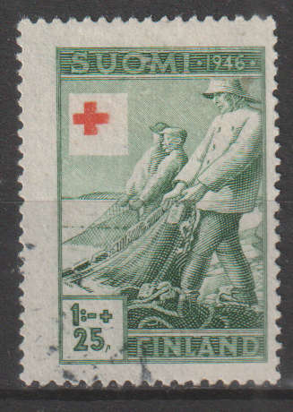 FINLAND 1946 Red Cross Charity - Trades and industries ULH SG 412