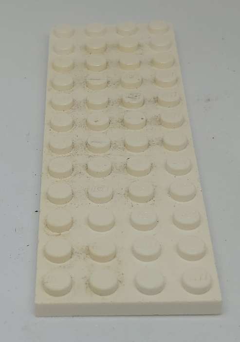 ORIGINAL LEGO (U) 4X12 PLATE WHITE
