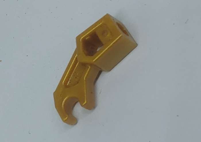 ORIGINAL NINJAGO LEGO Arm Mechanical, Exo-Force / Bionicle, Thick Support GOLD