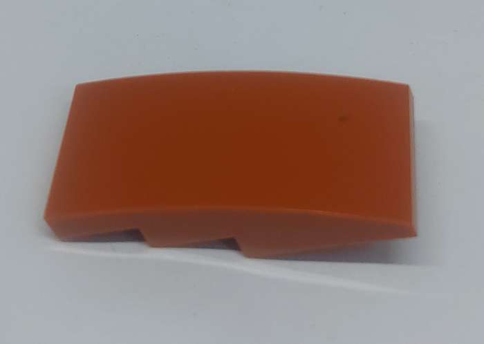 ORIGINAL NINJAGO LEGO Slope Curved 4 x 2 BROWN