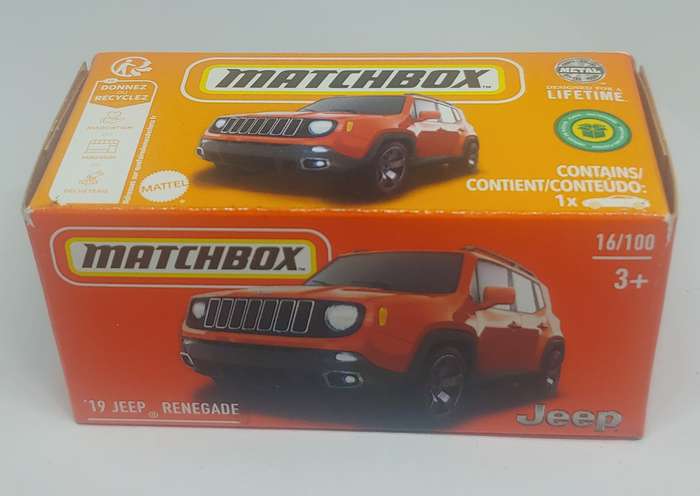 MATCHBOX 19 JEEP RENEGADE MINT IN BOX