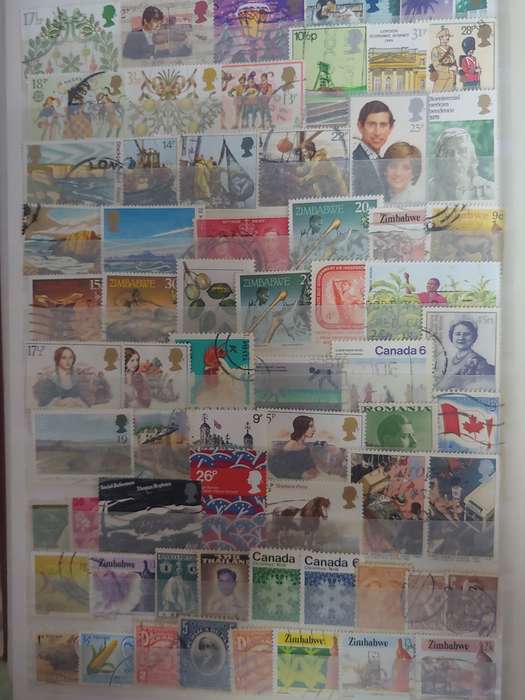 A4 DAVA ALBUM 16/32 PAGE MIXED WORLD NOT CHECKED SOME GREAT STAMPS
