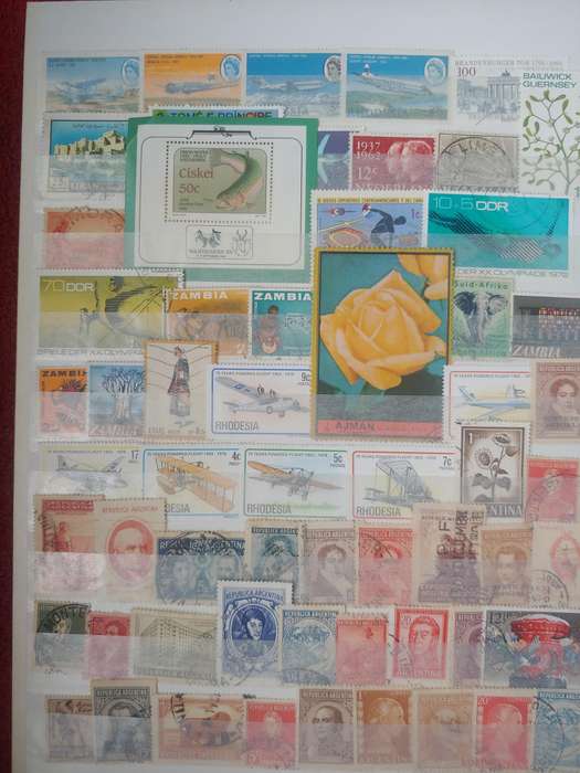 USED A4 LIGHTHOUSE STOCKBOOK LOADED WITH WORLD STAMPS 16/32 PAGES