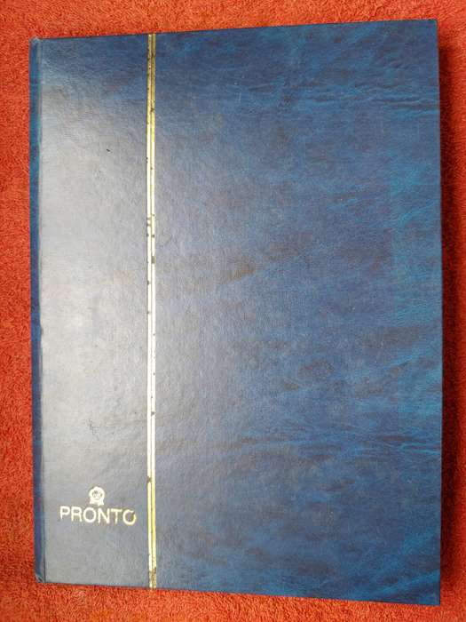 PRONTO A4 STOCKBOOK FULLY LOADED MIXED WORD STAMPS 16/32 PAGES NOT ALL SHOWN