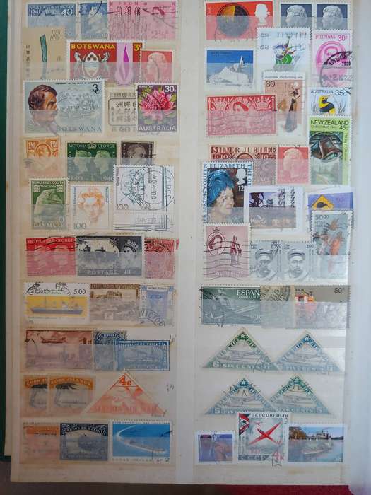 MASSIVE AMOUNT OF STAMPS IN A4 32 DOUBLE SIDED PAGES MANY FINDS POSSABLE NOT CHECKED