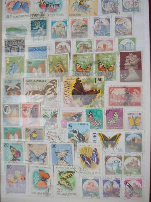 A4 IDEAL ALBUM LOADED WITH MIXED WORLD STAMPS 16/32 PAGE NOT ALL SHOWN NOT CHECKED