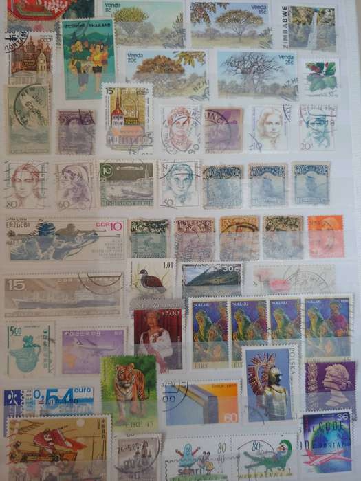 A4 IDEAL ALBUM LOADED WITH MIXED WORLD STAMPS 16/32 PAGE NOT ALL SHOWN NOT CHECKED