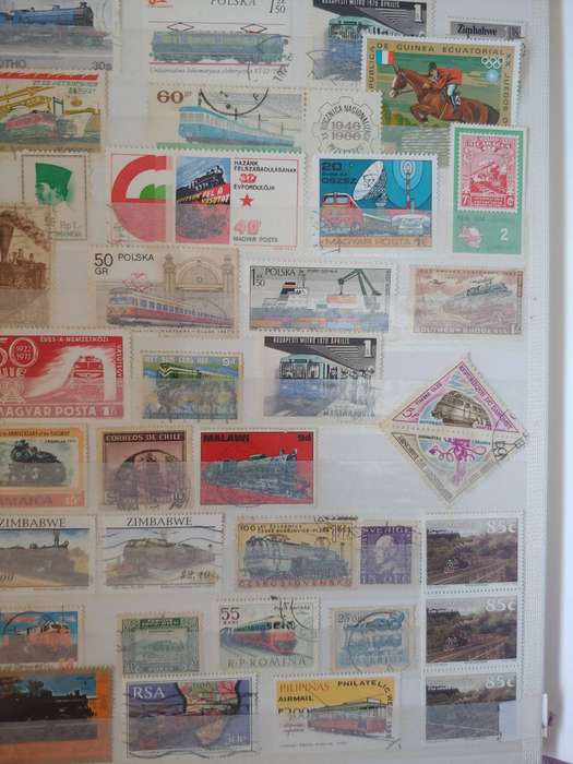 A4 IDEAL ALBUM LOADED WITH MIXED WORLD STAMPS 16/32 PAGE NOT ALL SHOWN NOT CHECKED
