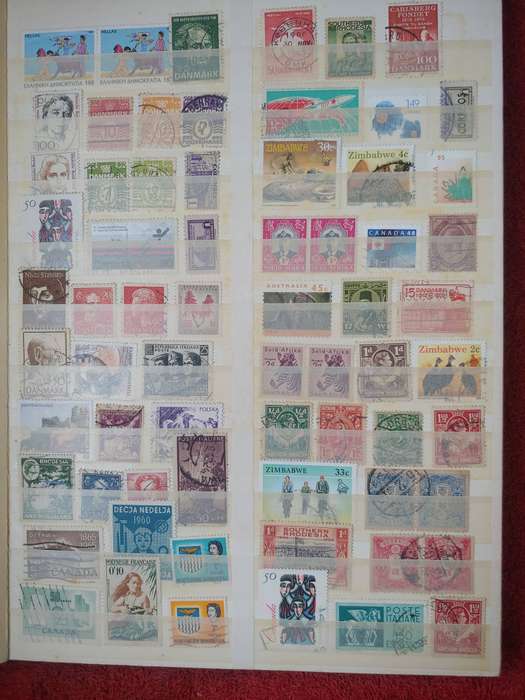 A4 PATENTO ALBUM LOADED WITH MIXED WORLD STAMPS 16/32 PAGE NOT ALL SHOWN NOT CHECKED