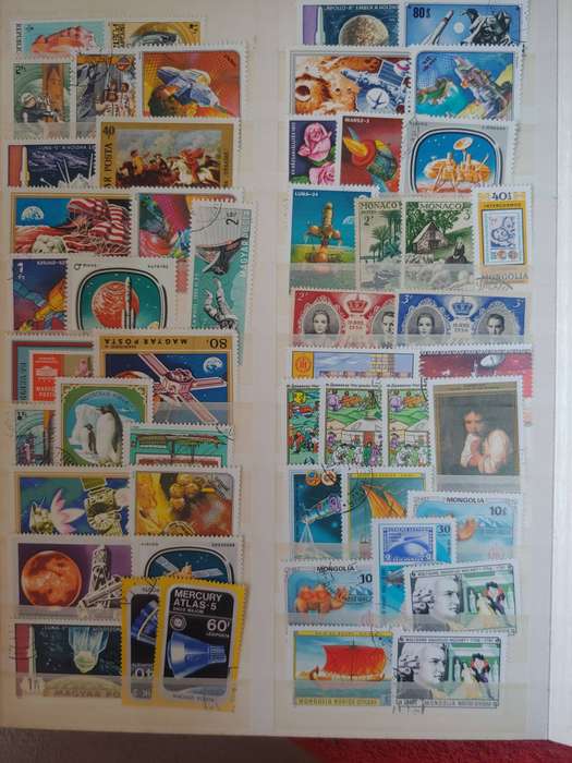 A4 PATENTO ALBUM LOADED WITH MIXED WORLD STAMPS 16/32 PAGE NOT ALL SHOWN NOT CHECKED