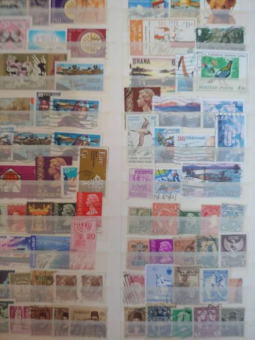 A4 PATENTO ALBUM LOADED WITH MIXED WORLD STAMPS 16/32 PAGE NOT ALL SHOWN NOT CHECKED