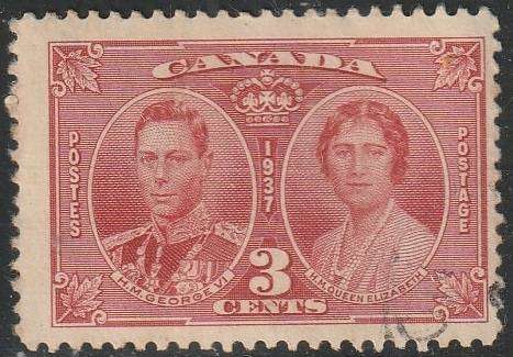 CANADA 1937 Coronation of King George VI ULH SG 356
