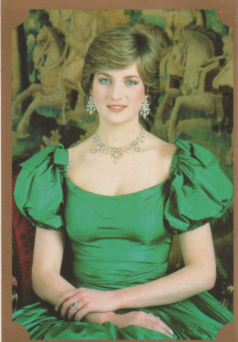 MERLIN PRINCESS DIANA COLLECTALE STICKERS #90