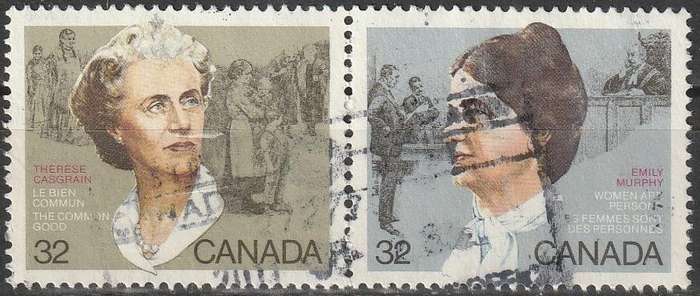 CANADA 1985 Women's Rights Activists ULH SG 1144/5