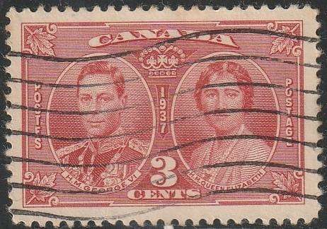 CANADA 1937 Coronation of King George VI ULH SG 356