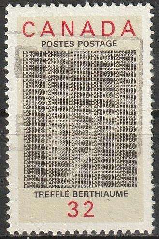 CANADA 1984 The 100th Anniversary of "La Presse", Newspaper ULH SG 1141