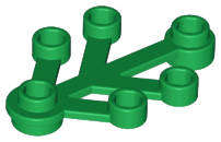 USED LEGO Plant Leaves 4 x 3 GREEN