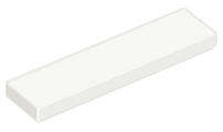 USED LEGO TILE 1X4 WHITE