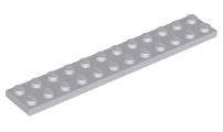 USED LEGO Plate 2 x 12 LIGHT BLUEISH GRAY