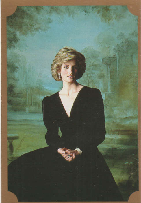 MERLIN PRINCESS DIANA COLLECTALE STICKERS #97