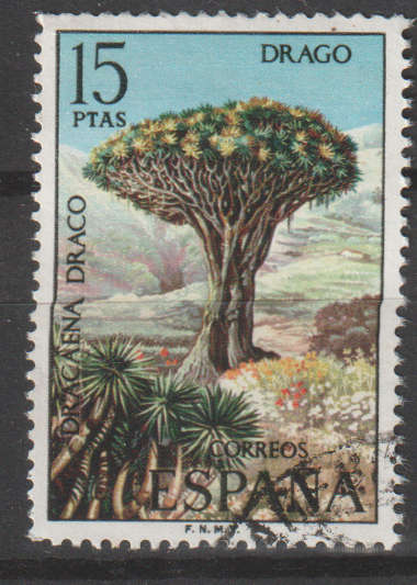SPAIN 1973 Flora of the Canary Islands UNH SG 2182