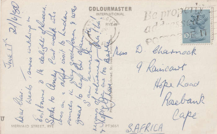 USED POST CARD