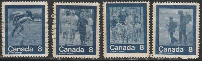 CANADA 1974 Olympic Games - Montreal 1976, Canada - Summer Activities ULH SG 768-71