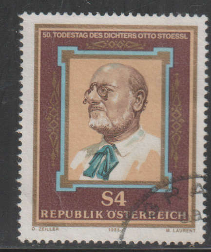 AUSTRIA 1986 The 50th Anniversary of the Death of Otto Stoessl UNH SG 2105