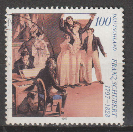 GERMANY 1997 The 200th Anniversary of the Birth of Franz Schubert, Austrian Composer ULH SG 2751