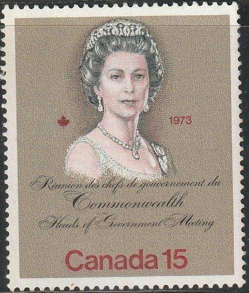 CANADA 1973 Royal Visit and Commonwealth Heads of Government Meeting, Ottawa UMM SG 760