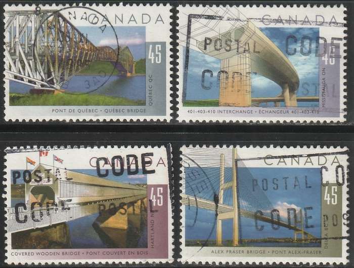 CANADA 1995 The 20th World Road Congress, Montreal - Bridges ULH SG 1650-3