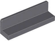 USED LEGO Panel 1 x 4 x 1 DARK BLUEISH GRAY