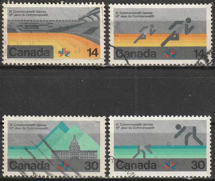 CANADA 1978 The 11th Commonwealth Games, Edmonton ULH SG 918-21